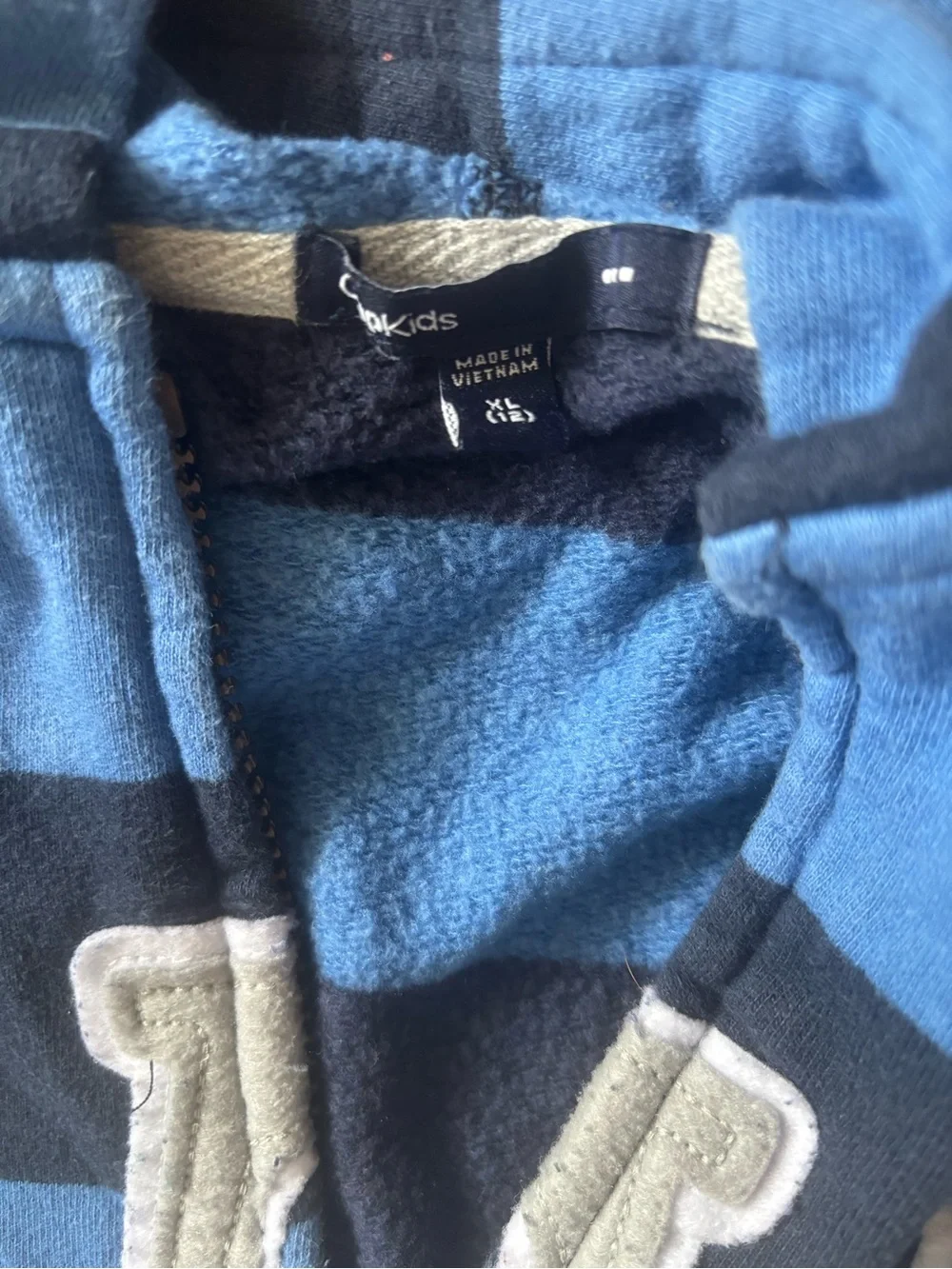 GAP striped zip